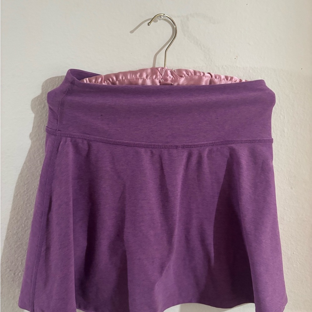 Purple Matching Two-Piece Beyond yoga Tennis skirt and tank matching set